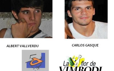 PRIMERES INCORPORACIONS AL FLOR DE VIMBODI PARDINYES LLEIDA: ALBERT VALLVERDU I CARLOS GASQUE
