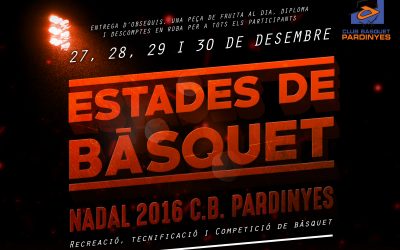 ESTADES I TORNEIG DE NADAL DEL CLUB BÀSQUET PARDINYES 2016