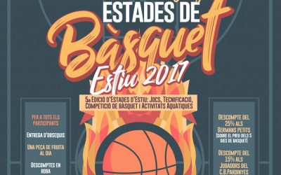 ESTADES D’ESTIU DEL CLUB BÀSQUET PARDINYES 2017