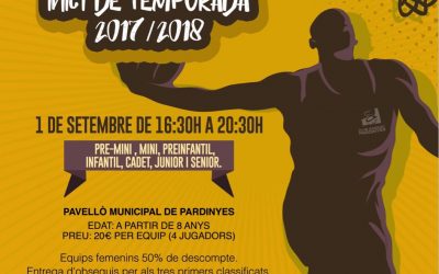 ARRIBA EL TORNEIG D’INICI DE TEMPORADA 2017-18